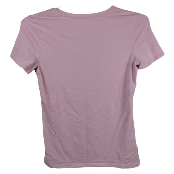 Essentials Misses Medium Light Pink Short Sleeve Crew Neck T-Shirt - Picture 4 of 5